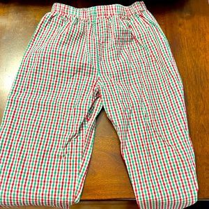 5T Christmas Plaid Pants